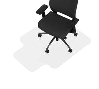 HOMCOM Alfombra Protectora para Silla de Oficina 90x120cm (Convexo) | Protector Suelo Enmoquetado, Sin Picos Antideslizantes, Antirozaduras