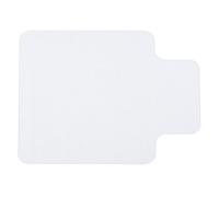 HomCom® Protector de Suelo para Silla de Oficina 90x120cm PVC Transparente Antideslizante para Suelo Enmoquetado Aosom España