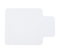 HOMCOM-Alfombra Protectora para Oficina, 90x120cm, Protector de Suelo Enmoquetado