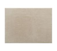 HOMCOM Alfombra Salón 120x160 cm Alfombra Lavable en Lavadora Pelo Largo Suave Estilo Moderno Tapete para Sala de Estar Dormitorio Comedor Blanco Crema