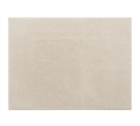 HOMCOM Alfombra Salón 120x160 cm Lavable en Lavadora Pelo Largo Estilo Moderno Tapete para Sala de Estar Dormitorio Crema