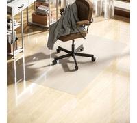 Homcom Alfombrilla Protectora Para Suelos 100x150 Cm Para Oficinas Transparente