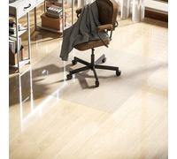 Homcom Alfombrilla Protectora Para Suelos 120x120 Cm Para Oficinas Transparente