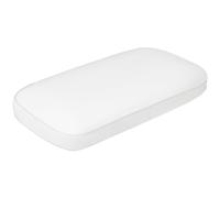 HOMCOM Almohada Viscoelástica 91x40 cm de Espuma Viscoelástica con Diseño Ergonómico para Dormir de Lado y Boca Arriba Crema