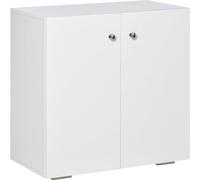 Homcom Aparador de salón 70x39x70 cm blanco