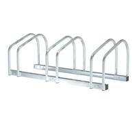 Homcom Aparcamiento Para 3 Bicicletas Soporte Para Aparcar Bicicleta 76x33x27cm