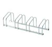 HOMCOM Aparcamiento para Bicicletas Soporte de Acero 110x33x27 cm Plata