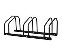 HOMCOM Aparcamiento para Bicicletas Soporte de Acero 76x33x27 cm Negro