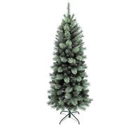 Árbol De Navidad De Plástico Metal Homcom Ø80x180 Cm Verde