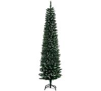 HOMCOM Árbol de Navidad Grande 190 cm Árbol de Navidad Artificial Verde