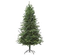 Árbol De Navidad Artificial De Pvc Pe Metal Homcom Ø90x180 Cm-verde