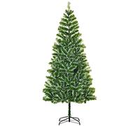 Árbol De Navidad Artificial De Pet Metal Homcom Ø100x210 Cm-verde