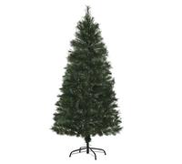 HOMCOM Árbol de Navidad con 219 Agujas de Acero PVC HOMCOM Ø75x150 cm-Verde