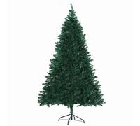 Árbol De Navidad Artificial De Pvc Metal Homcom Ø102x180 Cm - Verde