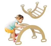 Homcom - Arco escalada Bebés madera