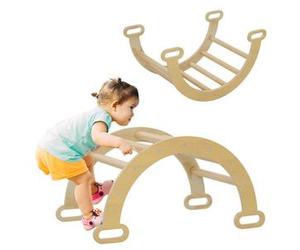 Homcom - Arco escalada Bebés madera