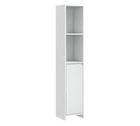Homcom Armario de baño 30x30x160 cm blanco