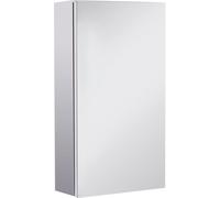 Homcom Armario con Espejo 30x14x55 cm Plata