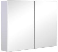 Homcom Armario con Espejo 80x15x60 cm Púrpura