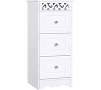 Homcom Armario de Almacenamiento 29,8x29,8x68,5cm Blanco