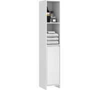 Homcom Armario de Baño 30x30x160 cm Blanco