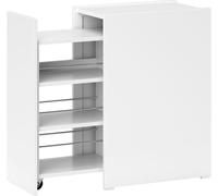 Homcom Armario de Baño 47x30x66.5 cm Blanco
