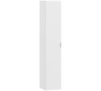 HOMCOM Armario de baño suspendido, Armario de columna de baño con 5 niveles y estantes ajustables, cierre suave, armario moderno que ahorra espacio, 30x31.5x160 cm, blanco