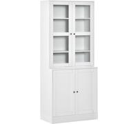 Homcom Armario de Libros 76x40x178.5 cm Blanco