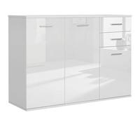 HOMCOM Armario Gabinete Mueble Buffet Multiusos con Puertas 106x35x76cm