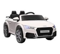 HOMCOM Audi TT Eléctrico Infantil Coche Juguete Niño 3 Años+ con Música y Luces Modos de Aprendizaje 6V 103x63x44cm Negro Aosom España