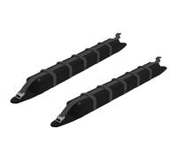 HOMCOM Barras de Transversales de Techo de Coche Universal 85x10x8cm Negro