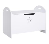 HOMCOM Baúl de Almacenaje Organizador de Juguete de Niño Diseño con Seguridad Amplio Espacio 62x40x46.5cm 11kg Aosom España