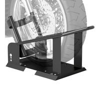 Homcom Caballete De Moto Carga 816,5 Kg Robusta Con Altura Ajustable Negro
