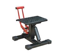 HOMCOM Caballete Elevador Universal Ajustable para Moto Soporte de Motocross para Aparcar o Reparar Amortiguamiento Carga 150kg Acero Aosom España