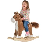 Homcom - Caballo Balancín Marrón HomCom