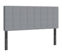 HOMCOM Cabecero ajustable 3 posiciones con patas metálicas efecto lino para dormitorio 160x10x106/116/126 cm Gris Aosom España