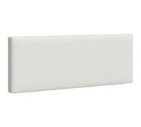 HOMCOM Cabecero montado en pared para acolchado de cama, 160 x 10 x 60 cm, tapizado, Blanco crema