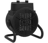 HOMCOM Calefactor cerámico PTC, radiador eléctrico soplante 2000 W, termostato ajustable, 21,5 x 15,8 x 22 cm, negro Aosom España