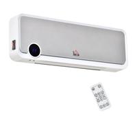 Calefactor Baño De Pared 1000w/2000w Con Mando A Distancia Homcom