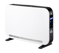 HOMCOM Calefactor Eléctrico 1830-2180W Calefactor para Baño con 3 Modos de Calefacción Pantalla Táctil LED Termostato Regulable Temporizador y Protección Contra Sobrecalentamiento para 12-18 ㎡ Blanco