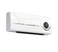 HOMCOM Calefactor Eléctrico Bajo Consumo Cerámico de Pared 2000W 3 Modos | Pantalla LED, Termostato Regulable, Temporizador 24h, Oscilación, Mando a Distancia, Detección de Ventanas Abiertas