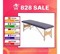 HOMCOM Camilla de Masaje Plegable con Reposacabezas 186x60x61-87 cm Marfil