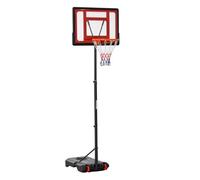 Homcom - Canasta de baloncesto de pie ajustable de 295-261 cm
