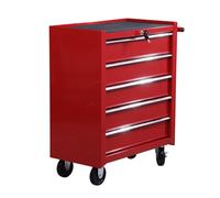 HomCom E2-0004 Carro de Herramientas Rojo