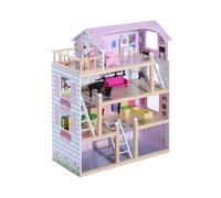 Homcom - Casa de Muñecas con Mobiliario