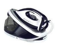 HOMCOM Centro de Planchado 2600W 100 g/min 8 Bares Función ECO Suela de Cerámica Planchado Vertical Potente Apagado Automático Sistema Antical Autolimpieza Depósito Extraíble 1,5 L Azul