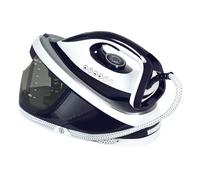 HOMCOM Centro de Planchado 2600W 100 g/min 8 Bares Función ECO Suela de Cerámica Planchado Vertical Potente Apagado Automático Sistema Antical Autolimpieza Depósito Extraíble 1,5 L Azul