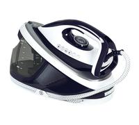 HOMCOM Centro de Planchado 2600W 100 g/min 8 Bares Función ECO Suela de Cerámica Sistema Antical Depósito Extraíble 1,5 L Azul
