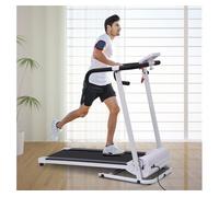 HomCom Cinta de Correr Plegable para Fitness Blanca