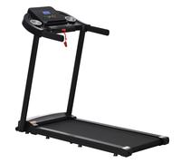 HOMCOM Cinta de Correr para Casa 1-12 KM/H 1,5HP con 12 Programas Ruedas Pantalla LED y Soporte para Móvil para Hogar Oficina